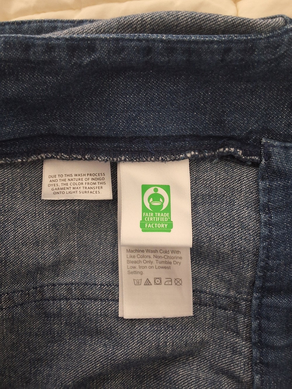 J. Crew Blue Lightweight Denim Drawstring Waist Pants - Picture 4 of 12